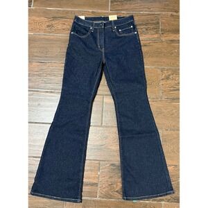 Levi's 726 High Rise Stellar Stretch Flare Jeans Dark Wash Size 30x32